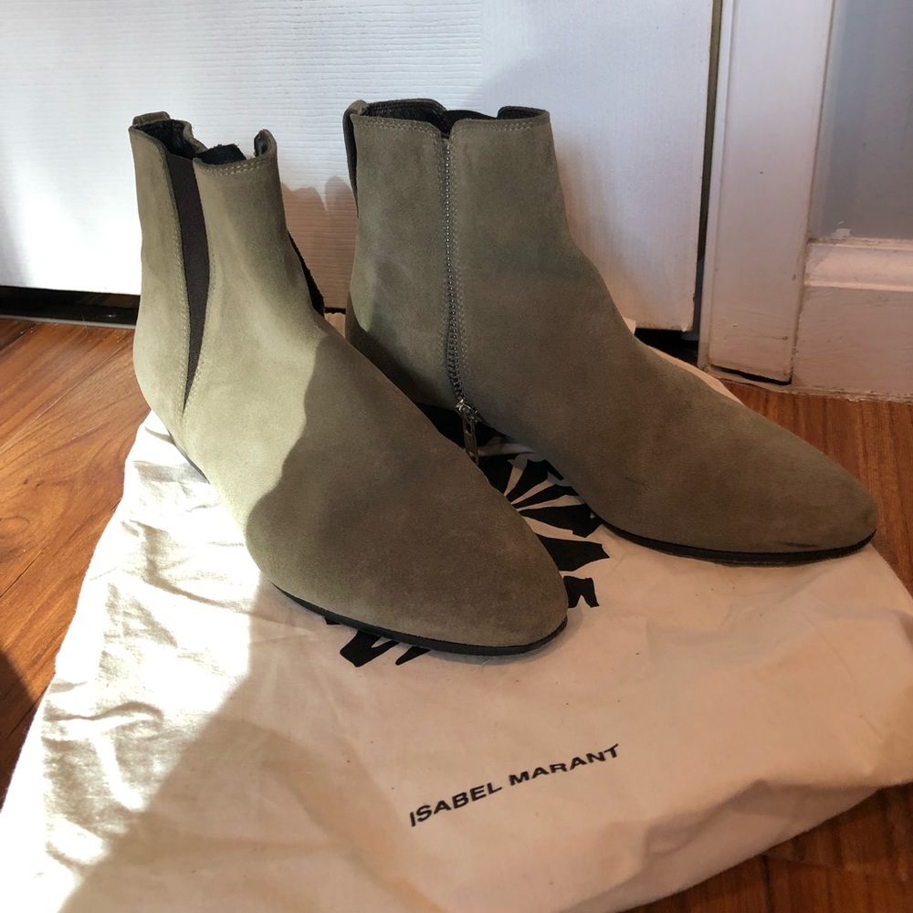Isabel Marant Etoile Patsha Suede Ankle Boots